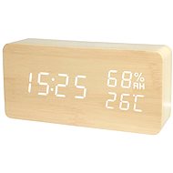 Verk 01772 Multifunctional digital clock with thermometer imitation wood - Table Clock