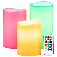 PRONETT XJ2091 RGB LED Candles 3 pcs with remote control - LED Candle