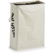 ZELLER Laundry basket made of polyester, 20 × 40 × 56 cm beige - Laundry Basket