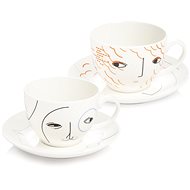 TESCOMA Cup and saucer myCOFFEE, 2 pcs, Emotions - Set of Cups