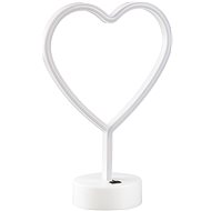 Berger Led Neon Heart Night Table Light - Table Lamp