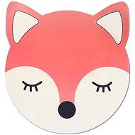 Zeller Placemat for children, fox motif, red, diameter 38 cm - Placemat