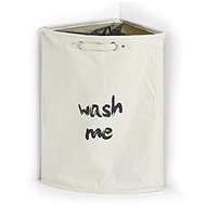 Zeller Corner laundry basket made of polyester, beige, 34 × 34 × 56 cm - Laundry Basket