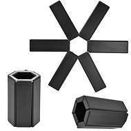 Verk Folding pot mat 8 × 19 cm black - Pot Holder