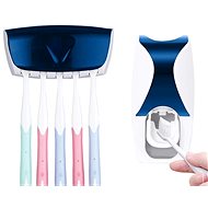 Verk Contactless toothpaste dispenser + holder for 5 toothbrushes plastic - Toothbrush Holder