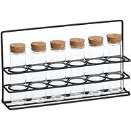 ZELLER Spice rack 6 × 55 ml glass jars - Spice Rack