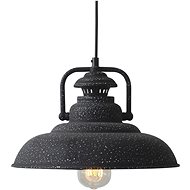 ACA DECOR Hanging retro luminaire Gaia, black - Ceiling Light