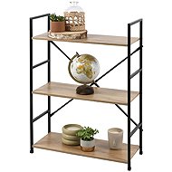 DOCHTMANN Shelf rack colourado metal 58,5 × 23,5 × 80cm oak - Shelving Unit