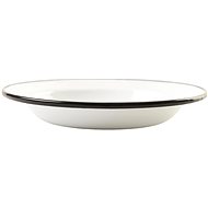 Olymp Enamel plate, deep, 22 cm, white - Plate