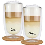 Milu Set of thermos glasses 450 ml double-walled - Thermo-Glass