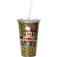 Paul Frank mug with straw yellow J Fresh - Drinking Cup