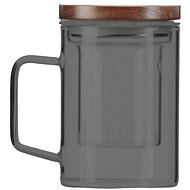 Vialli Design SOHO 9361 Mug with glass infuser 350 ml, graphite - Mug