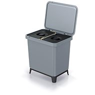 Prosperplast Waste bin Systema light grey 2 × 10 l - Rubbish Bin
