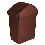 BRANQ Waste bin with hinged lid 10 L - brown - Rubbish Bin