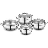 Korkmaz Tombik set of 8 stainless steel pots - Cookware Set