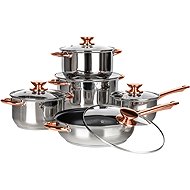 Banquet Stainless steel cookware set Swing Copper, 10 pcs - Cookware Set