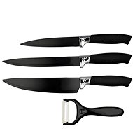 MDS Stainless steel ceramic kitchen knife set 3 pcs + scraper - Knife Set