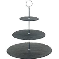 Eh Excellent Houseware Stone plate for cakes and snacks, 3 levels - Tiered Stand