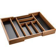 KESPER Extendable cutlery tray, dark bamboo 35-57 cm - Cutlery Tray