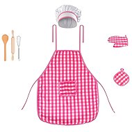 Kruzzel 23445 Children's set kitchen apron, hat and gloves - Children's Apron