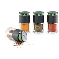 Lékué Spice Shakers Set of 4 glass spice shakers - Spice Container Set