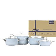BELIS Premium Grey Enamel Cookware Set 4-Piece - Cookware Set