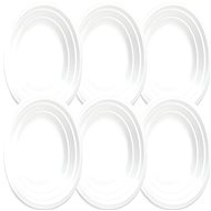 Vergionic 8053 Oval plate, plastic, 14,5 × 21,5 cm 6 pcs - Set of Plates