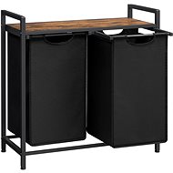 Houseland Laundry basket Vasagle Ovules black - Laundry Basket