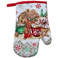 DuraHome Gingerbread House Kitchen Gloves 2 pcs - Oven Mitt