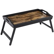 Houseland Bed tray Alba black-brown - Tray