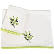 DOMMIO Kitchen towels Olive 2 pcs, 40 × 60 cm - Kitchen Towel