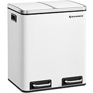 Houseland Waste bin Bins 30 l, white - Rubbish Bin