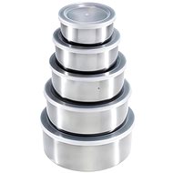 Pronett XJ5269 Stainless steel bowls set of 5 - Bowl Set