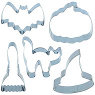 Guirca Set of Witch/Halloween baking pans, mix 5 pcs - Cookie Cutter