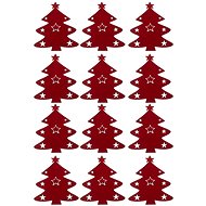Ruhhy 22304 Christmas cutlery placemats Stromek, red, 12 pcs - Placemat