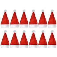 Ruhhy 22303 Cutlery case with Santa hat motif, red and white, 12 pcs - Placemat