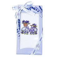 Praktik Gift pack of SWAN lavender tea towels 50 × 70 cm - Kitchen Towel