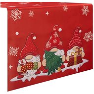 Ruhhy 22484 Christmas table runner 150 × 40 cm, red - Runner
