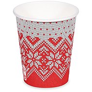 Wimex Pappbecher Wintersaison 280 ml, Durchmesser 80 mm - 50 Stück - Trinkbecher