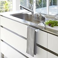 Yamazaki Tower 2853 towel holder, adjustable, white - Kitchen Towel Hangers