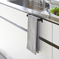Yamazaki Tower 2854 towel holder, adjustable, black - Kitchen Towel Hangers