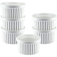 Ruhhy 25705 Ceramic baking dish 6 pcs, white - Baking Pan