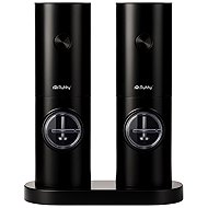 Ruhhy 25558 Set of electric salt and pepper grinders 2 pcs, black - Spice Grinder
