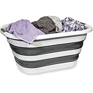 HomeLife Foldable silicone laundry basket 40 l - Laundry Basket