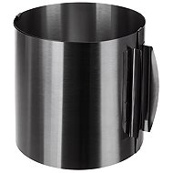 Ruhhy 24618 Adjustable cake tin round, stainless steel, 16 - 30 cm, height 15 cm - Baking Mould