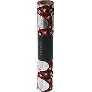 H&L Christmas runner with Santa hats 28 × 200 cm, dark red - Runner