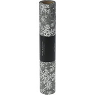H&L Christmas snowflake tread 250 × 28 cm, grey and silver - Runner