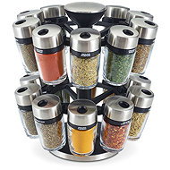 Cole&Mason Swivel stand with roots 20 pcs - Spice Container Set