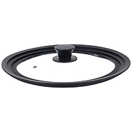Ruhhy 25561 Universal glass lid with silicone rim 3in1, 28/30/32 cm - Lid