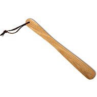 MAWA Wooden shoehorn with leather strap, 40 cm, natural beech - Shoehorn